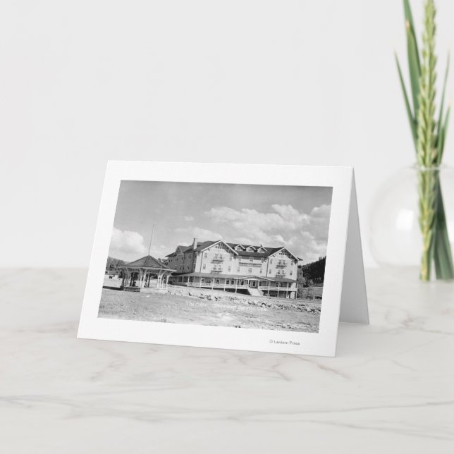 Carte Steamboat Springs, loge et cabines Photograp de Co (Devant)