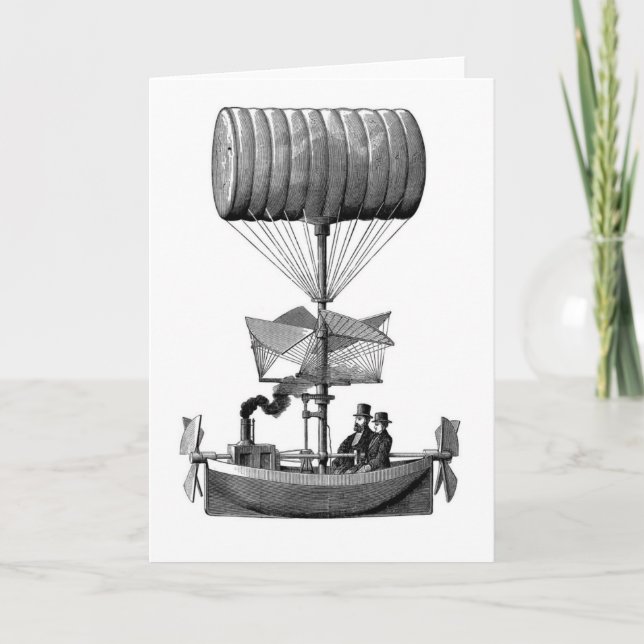 Carte Steampunk Airship (Devant)