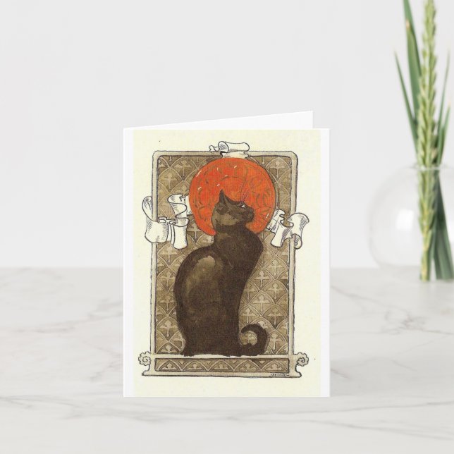 Carte Steinlein's Cat - Art Nouveau (Devant)