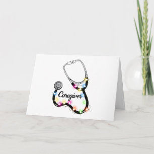 Carte Stethoscope Avec Lumières De Noël Joyeux Noël Infi