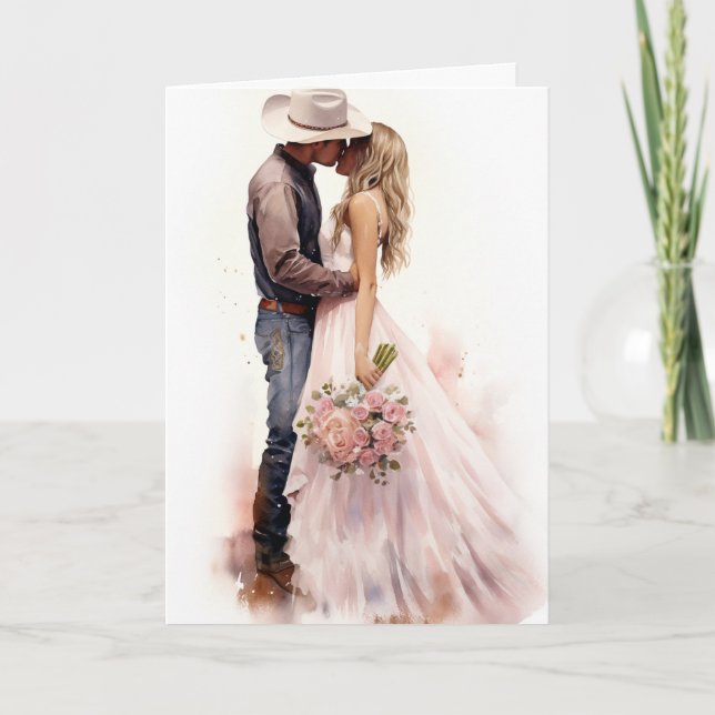 Carte Stetson & Lace Mariage : Crimson Romance (Devant)