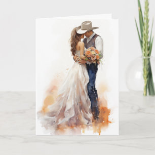 Carte Stetson & Lace Mariage : Lassoed Hearts