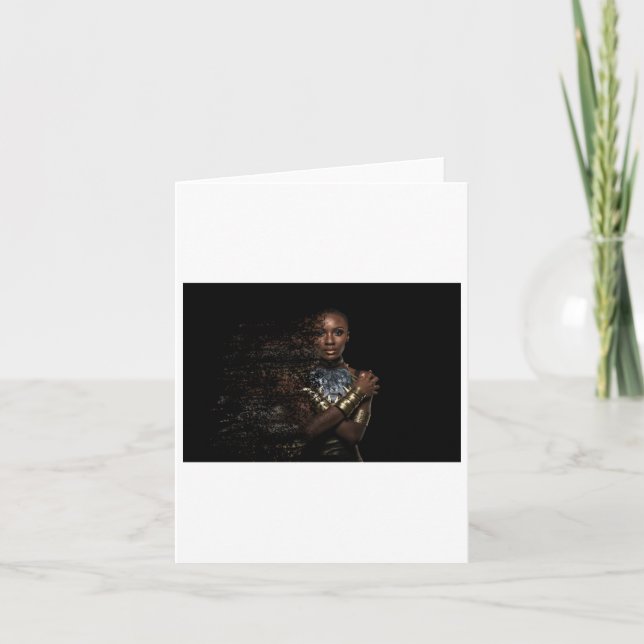 Carte Sticker à dispersion de la reine noire (Devant)