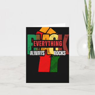 Carte Sticker Black Everything Always Rock