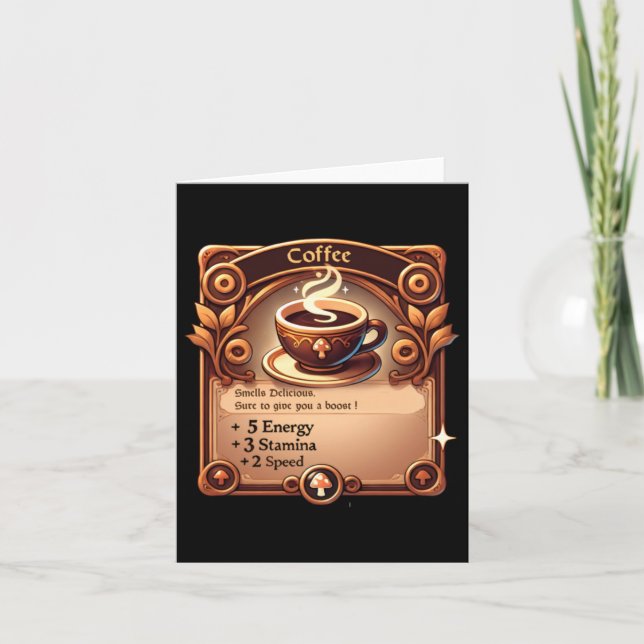 Carte Sticker café (Devant)