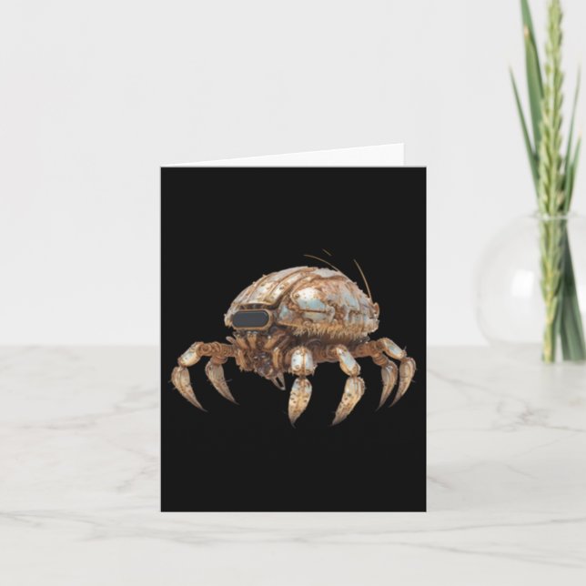 Carte Sticker de crabe robotique (Devant)