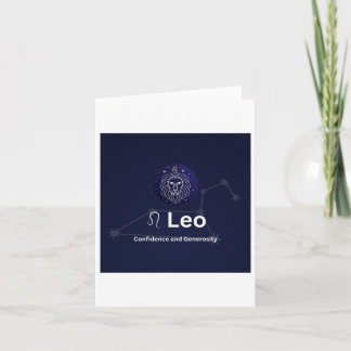 Carte Sticker Léo Zodique