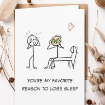 Stickman Humour Citation Facial drôle Valentines J