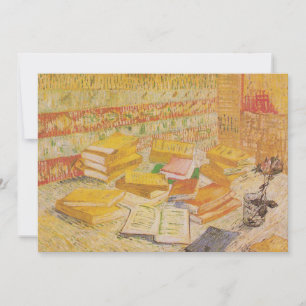 Carte Still Life avec les romans français Vincent van