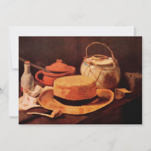 Carte Still Life Casquette de paille jaune par Vincent v