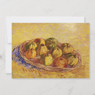 Carte Still Life, Panier de pommes de Vincent van Gogh