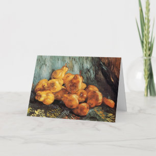 Carte Still Life with Quince Pears de Vincent van Gogh