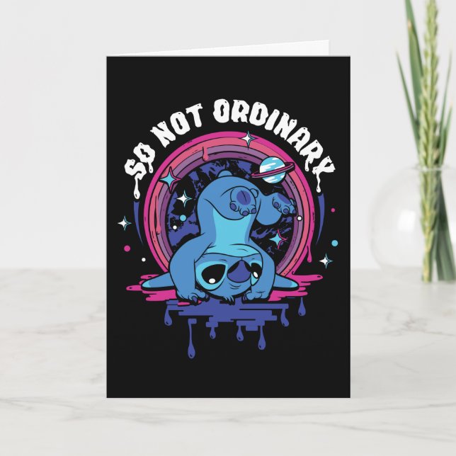 Carte Stitch | Alors Pas Ordinaire (Devant)