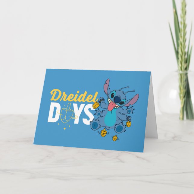 Carte Stitch | Jours du toupie (Devant)