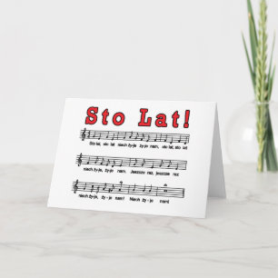 Carte Sto Lat ! Chanson