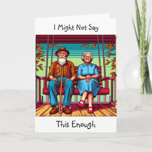 Carte stoïque mais sentimental   Je t'aime