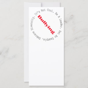 Carte Stop Bullying-Outline by Shirley Taylor