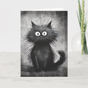Carte Stress Scruffy Chat Penser de vous