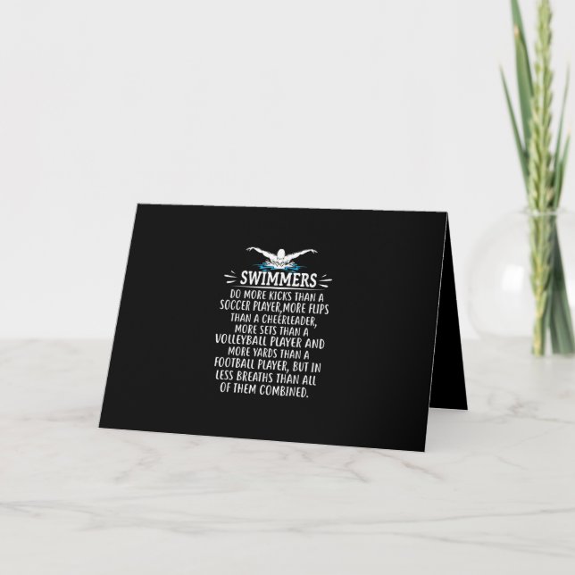 Carte Strong Swim Swimming Toxits For Men Women (Devant)