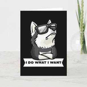 Carte Stubborn Pomsky Dog Funny