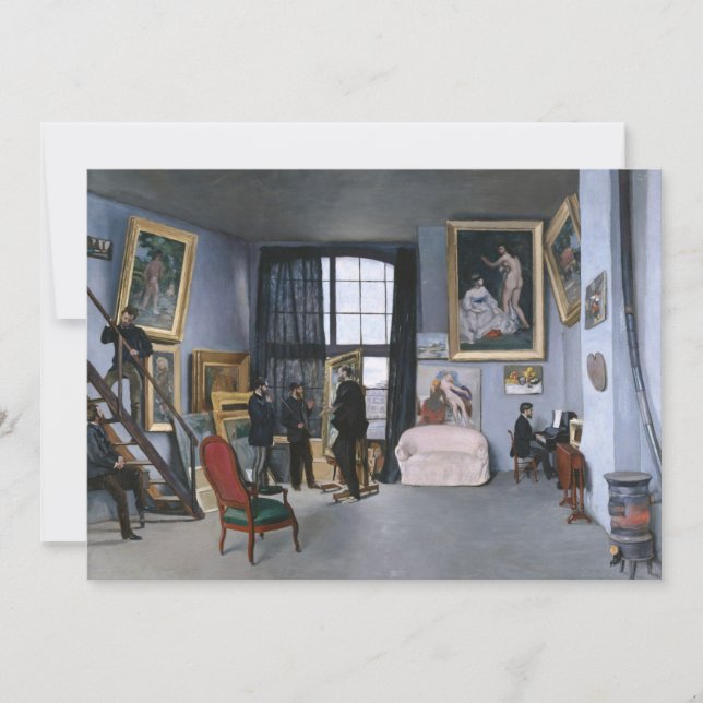 Carte Studio en Rue de la Condamine | Fré dé ric Bazil (Devant)