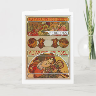 Carte Style Art Nouveau, Mucha