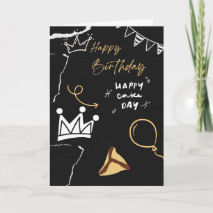 Carte Style Graffiti Anniversaire