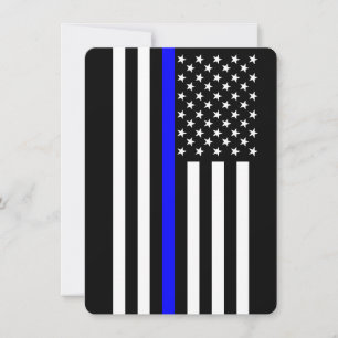Carte Style mince d'Américain de Blue Line