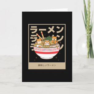 Carte Style Shiba - Délicieux Ramen Ramen Fans
