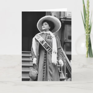 Carte Stylin' Suffragette, 1908