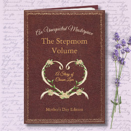 Carte Stylish and Unique Stepmom Storybook Photo Card