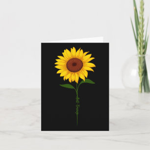 Carte Subtil Tournesol anti-Trump