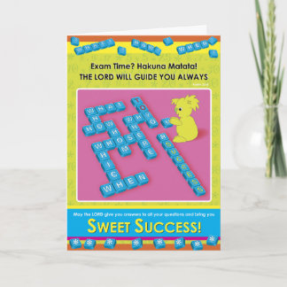 Carte Succès doux