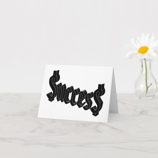 Carte Succès = $ucces$ (Petite plante)