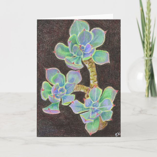 Carte Succulent 2 (Devant)