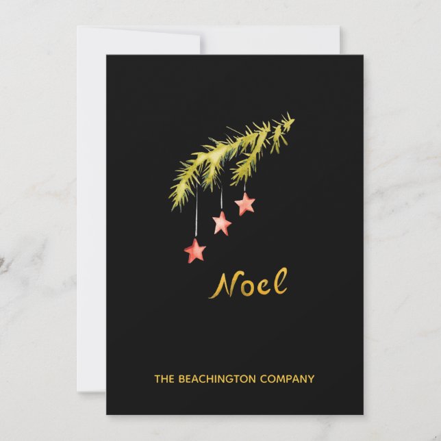 Carte *~* succursale NOEL Corporate Business Holiday Car (Devant)