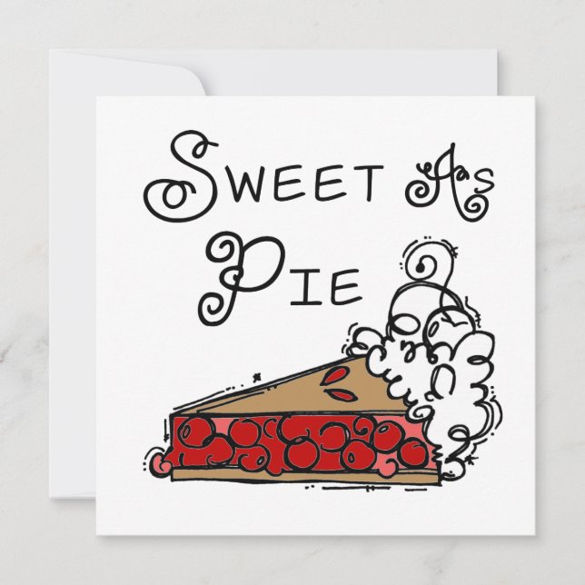 Carte Sucre comme tarte (Devant)