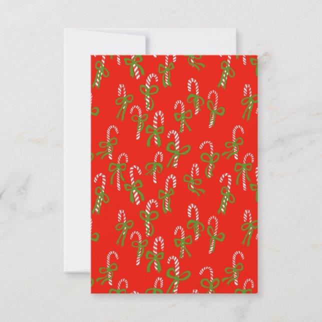 Carte Sucres de canne de Noël de Noël de Noël de Noël (Devant)