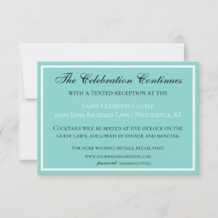 Carte Suite Mariage Bride & Co Réception traditionnelle