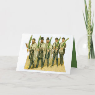 Carte Sukkot victorienne