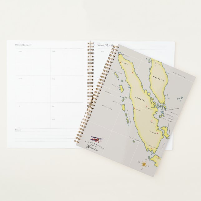 Carte Sumatra (Devant avec enveloppe)