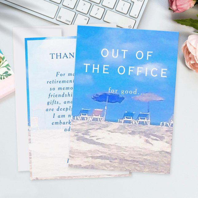 Carte Summer Beach Retirement (Créateur téléchargé)