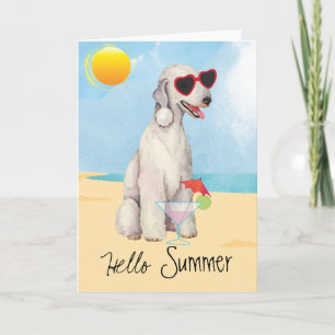 Carte Summer Bedlington Terrier