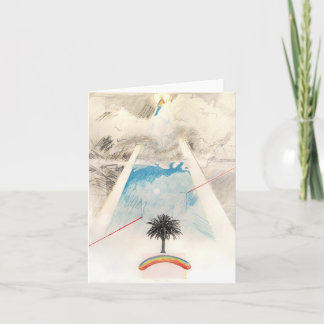 Carte Sun Dog, cancer de Rockne, 1976. Notecard