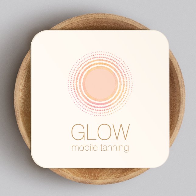 Carte Sun Rays Mobile Spray Tan Business (Créateur téléchargé)