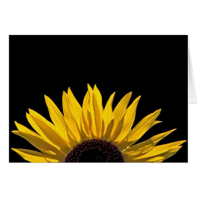 Carte Sunflower Rising (Devant horizontal)