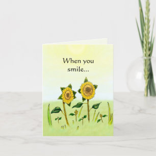 Carte Sunflower Sunshine