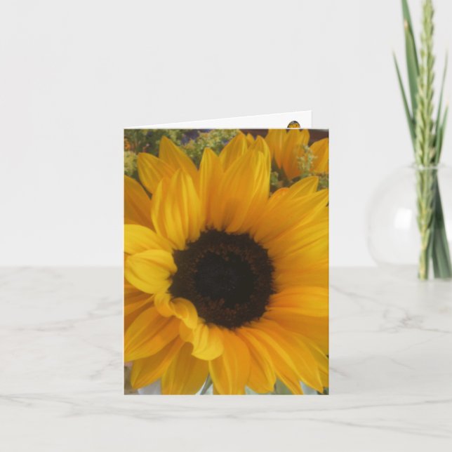 Carte Sunflower Tune Notecard (Devant)