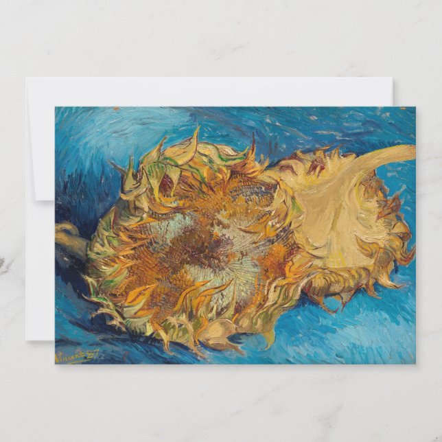 Carte Sunflowers par Vincent van Gogh (Devant)