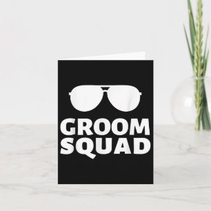 Carte Sungels Groom Squad Funny Crew Bachelor Mariage Pa